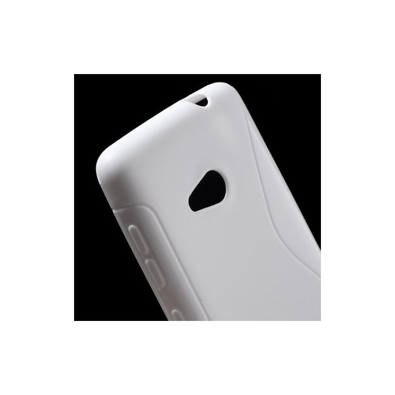 Pouzdro MFashion S-curve Microsoft Lumia 535 - Bílé