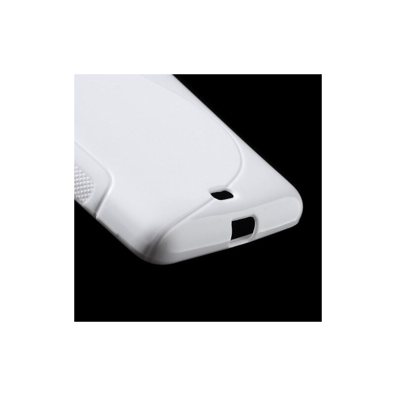 Pouzdro MFashion S-curve Microsoft Lumia 535 - Bílé