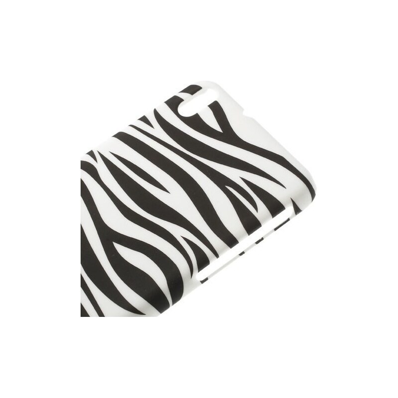 Pouzdro MFashion HTC Desire 816 - bílý - Zebra