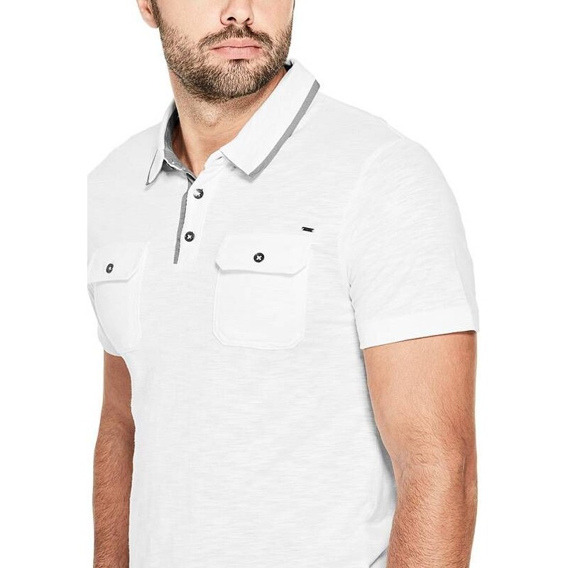 GUESS polo tričko Tristan Slub Polo M