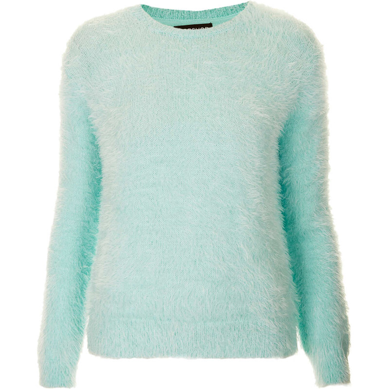 Topshop Knitted Lashes Crew Jumper