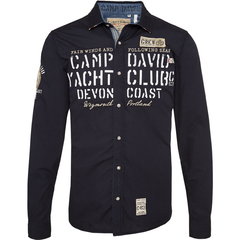 Pánská košile s dlouhým rukávem CAMP DAVID