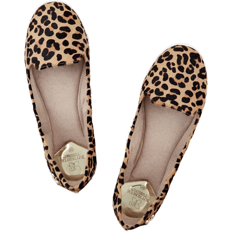 BUTTERFLY TWISTS BUTTERFLY SLIP ON JADE LEOPARD