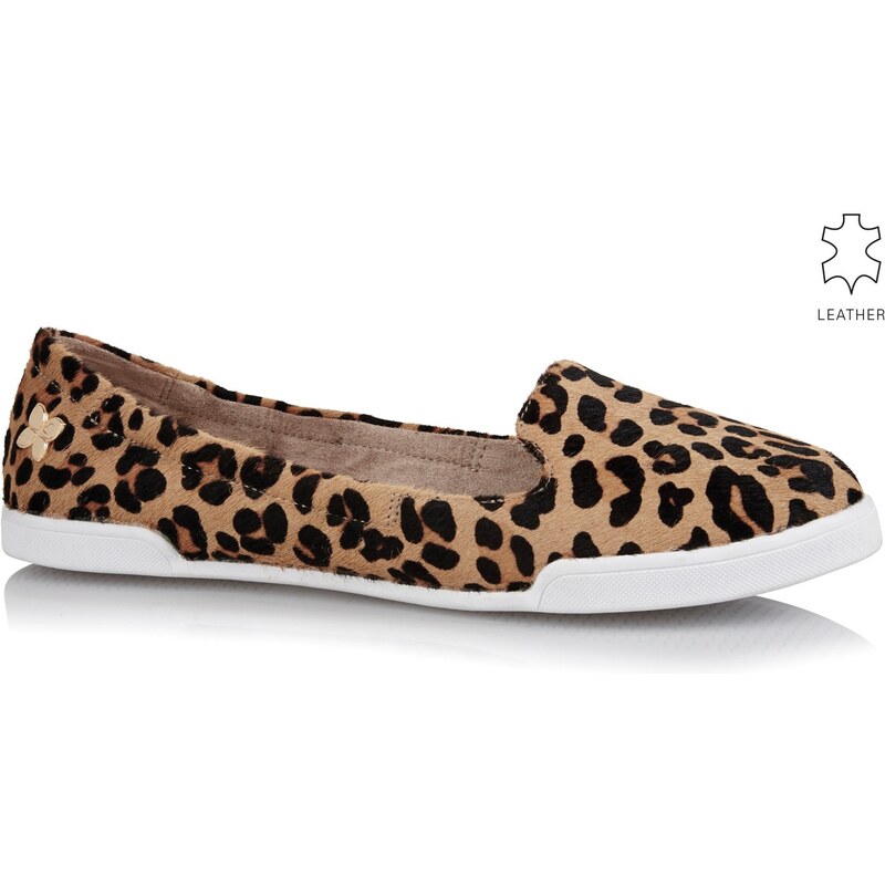 BUTTERFLY TWISTS BUTTERFLY SLIP ON JADE LEOPARD