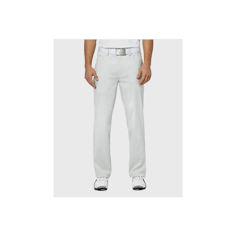 Puma golf Puma 6 Pocket pánské golfové kalhoty - světle šedá