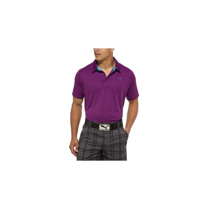Puma golf Puma Sport Lifestyle pánské golfové tričko fialové