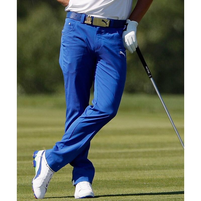Puma golf Puma Junior 5 Pocket Pant - juniorské golfové kalhoty modré