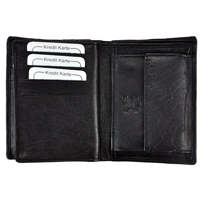 Pánská kožená peněženka Ronaldo 0800-D RFID černá