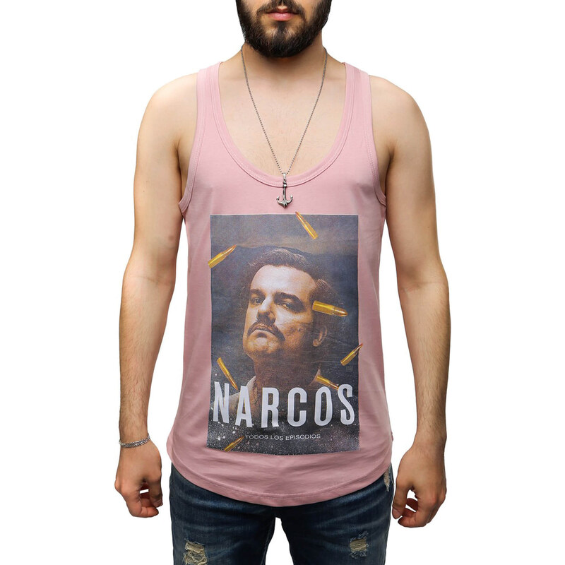 Madmext Men's Printed Singlet