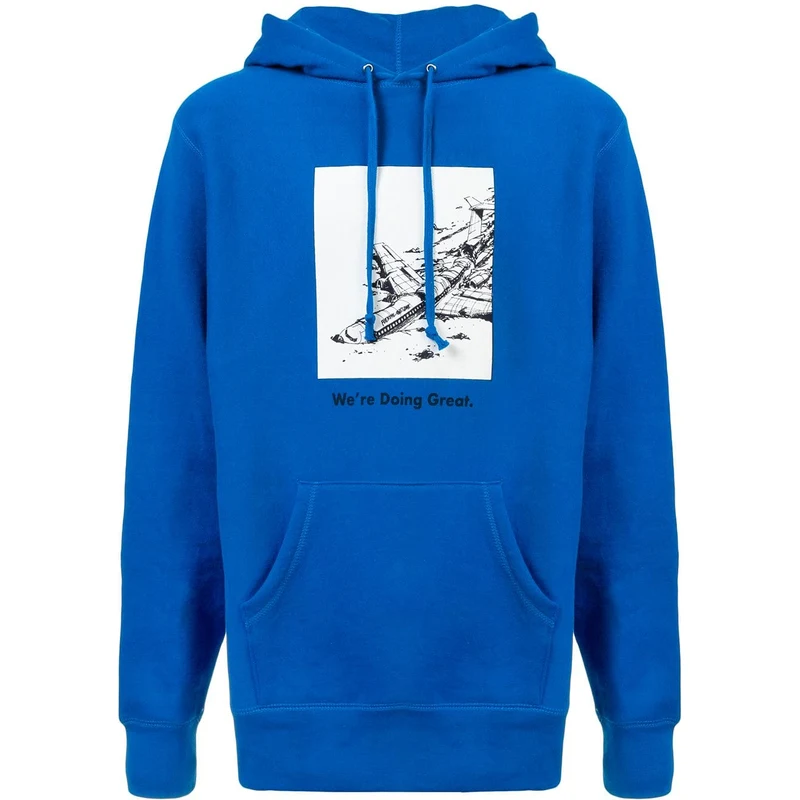 Fucking Awesome We're Doing Great hoodie - Blue - GLAMI.cz