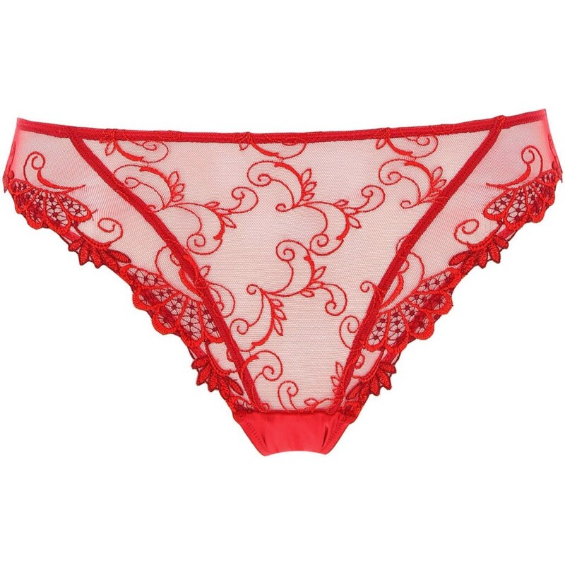Lise Charmel - Dressing floral kalhotky klasické červená