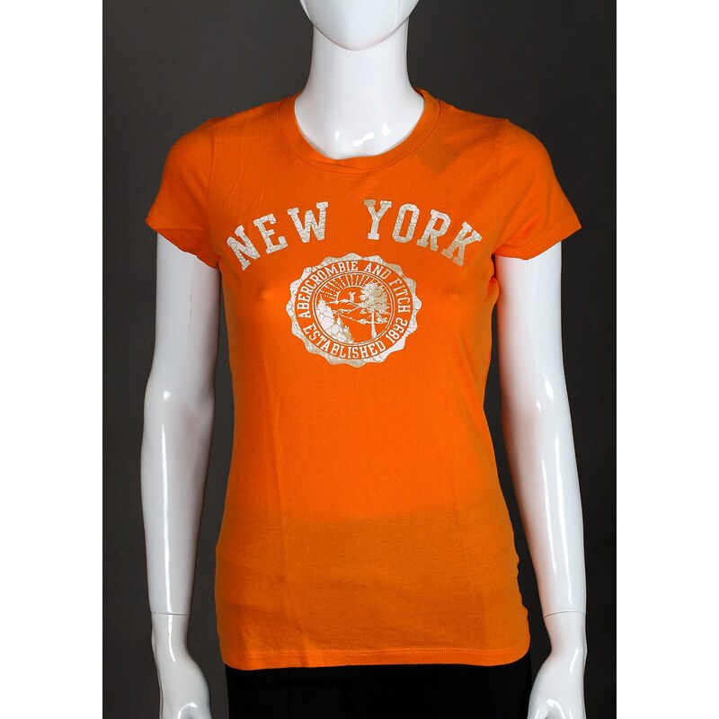 Abercrombie & Fitch dámské tričko orange