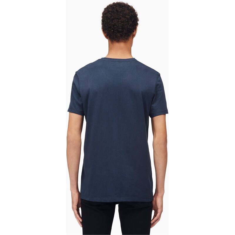 Calvin Klein pánské tričko s krátkým rukávem Logo Print tmavě modré