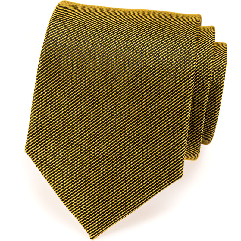 Avantgard Světle zelená luxusní kravata se šikmými tenkými proužky _