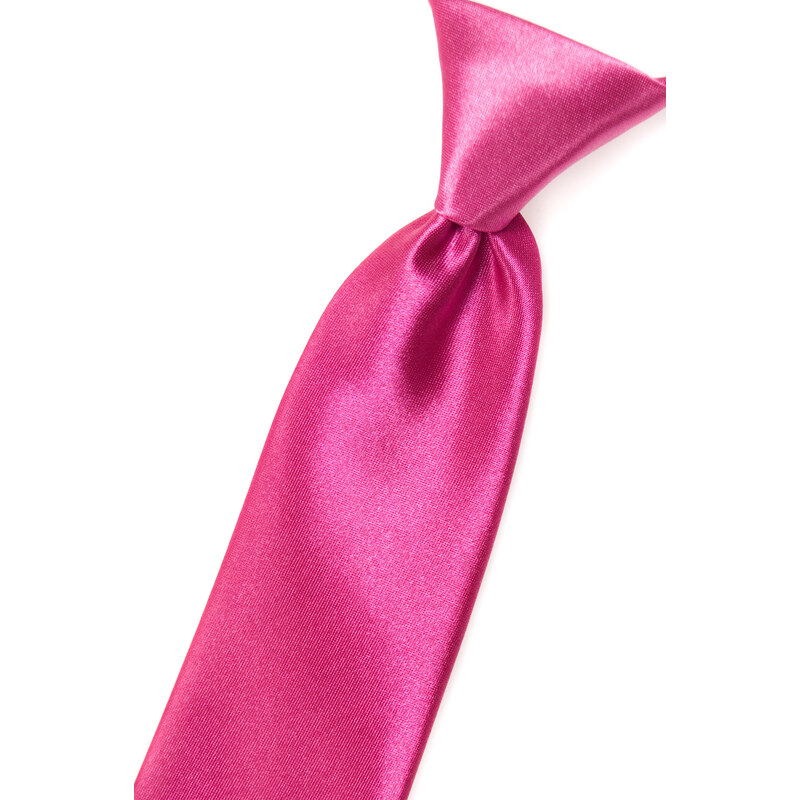 Avantgard Zářivě fuchsiová dětská kravata bez vzoru