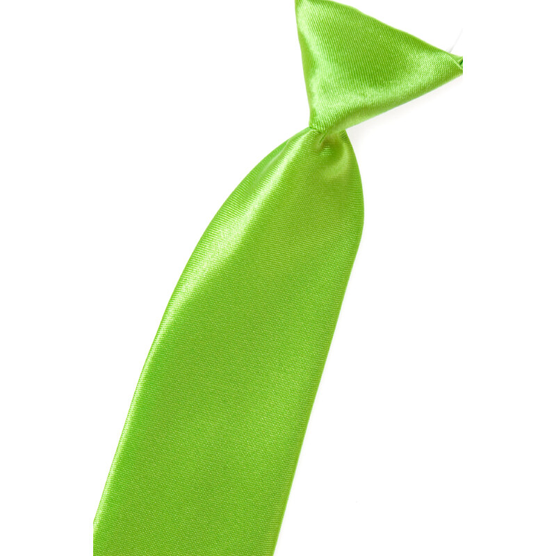 Avantgard Zářivě zelená chlapecká jemně lesklá kravata