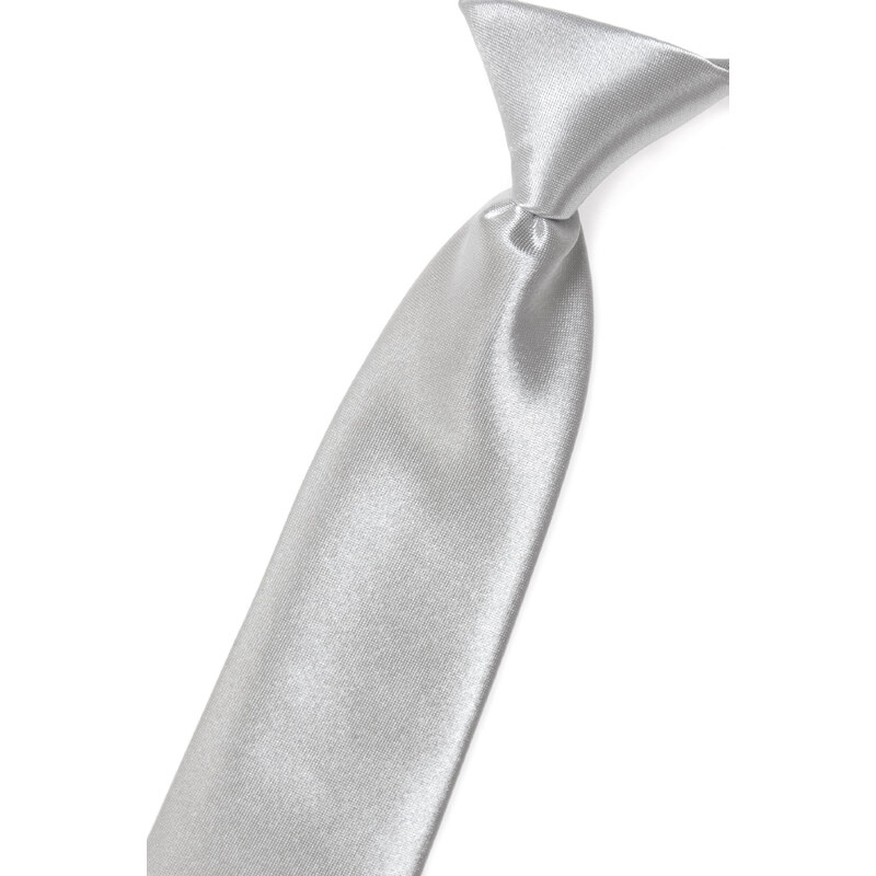 Avantgard Stříbrná chlapecká jemně lesklá kravata