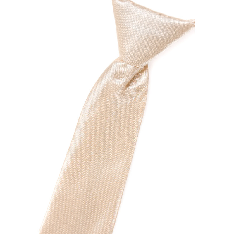 Avantgard Ivory chlapecká jednobarevná kravata