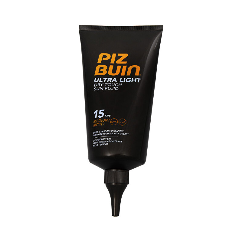 Piz Buin Ultra lehký nemastný fluid na opalování Ultra Light SPF 15 (Dry Touch Sun Fluid) 150 ml