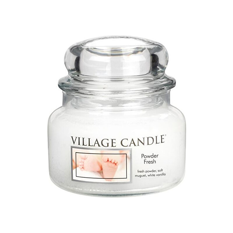 Village Candle Vonná svíčka ve skle Pudrová svěžest (Powder Fresh) 269 g