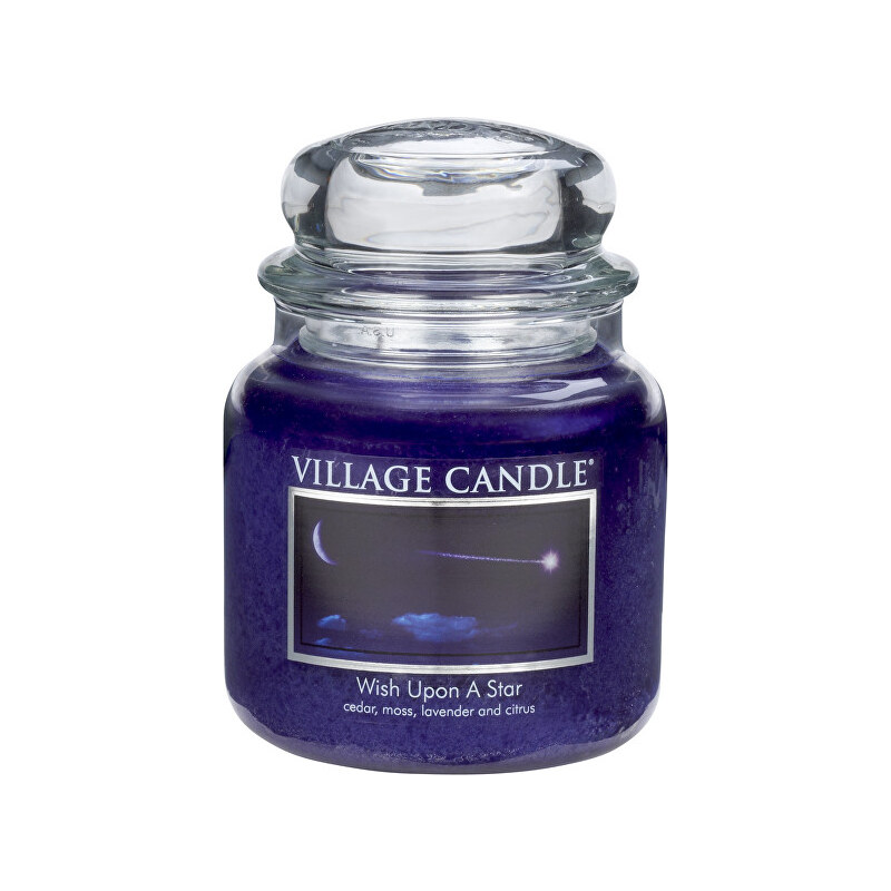 Village Candle Vonná svíčka ve skle Padající hvězda (Wish Upon a Star) 397 g