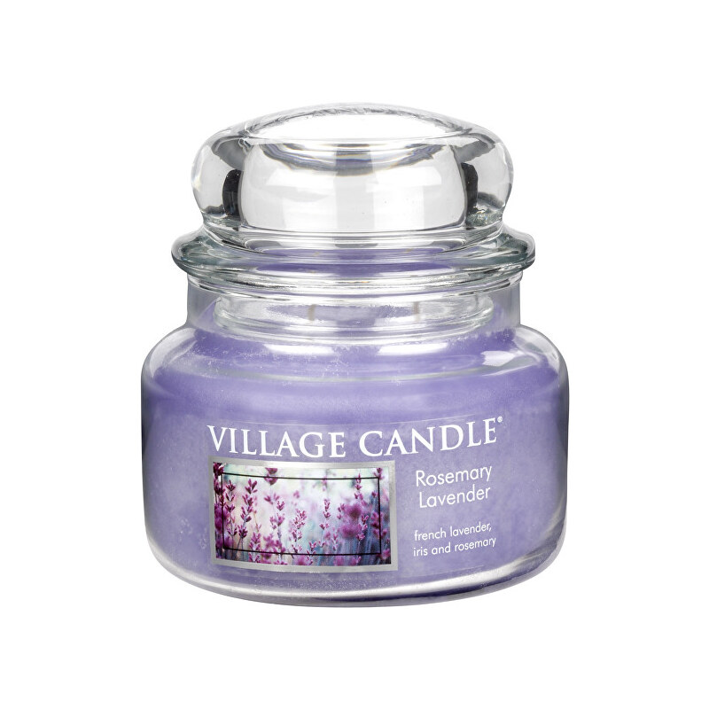 Village Candle Vonná svíčka ve skle Rozmarýn a levandule (Rosemary Lavender) 269 g