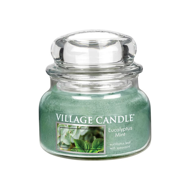 Village Candle Vonná svíčka ve skle Eukalyptus a máta (Eucalyptus Mint) 269 g