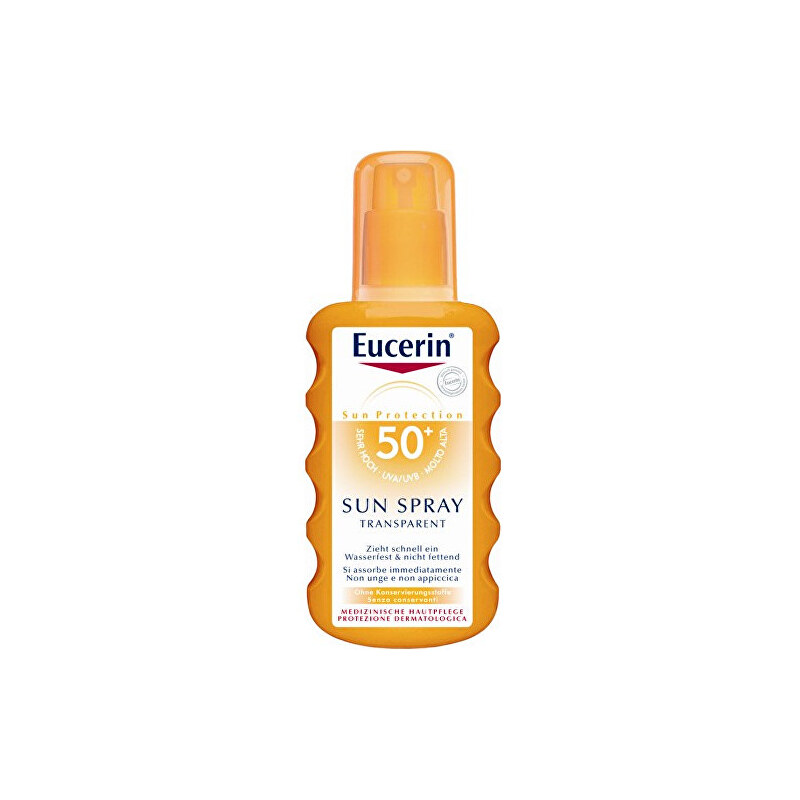 Eucerin Transparentní sprej na opalování SPF 50 (Sun Clear Spray) 200 ml