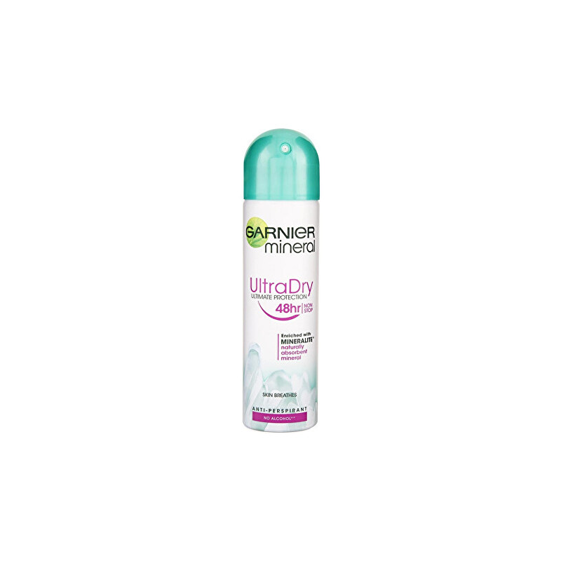 Garnier Minerální deodorant Ultra Dry 48h ve spreji pro ženy 150 ml