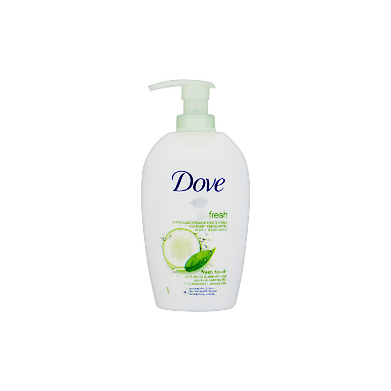 Dove Zkrášlující krémové tekuté mýdlo s vůní okurky a zeleného čaje Go Fresh (Fresh Touch)