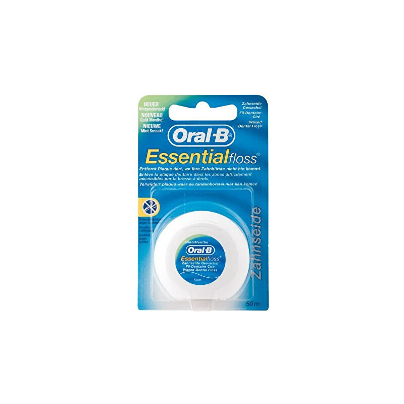 Oral B Dentální nit s mentolovou příchutí (Essential Floss Mint) 50 m