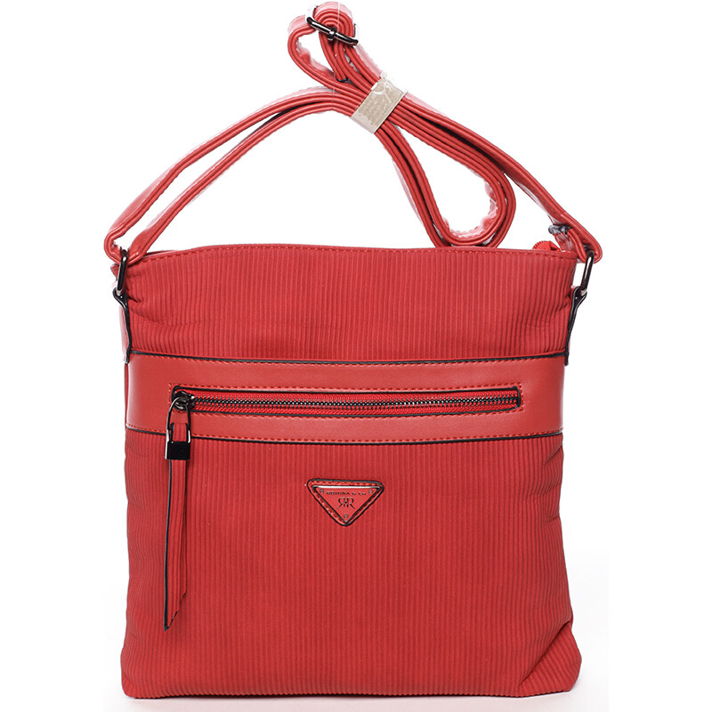 Silvia Rosa Stylová crossbody kabelka Adelaina, červená