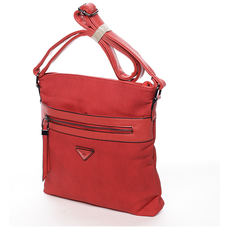 Silvia Rosa Stylová crossbody kabelka Adelaina, červená