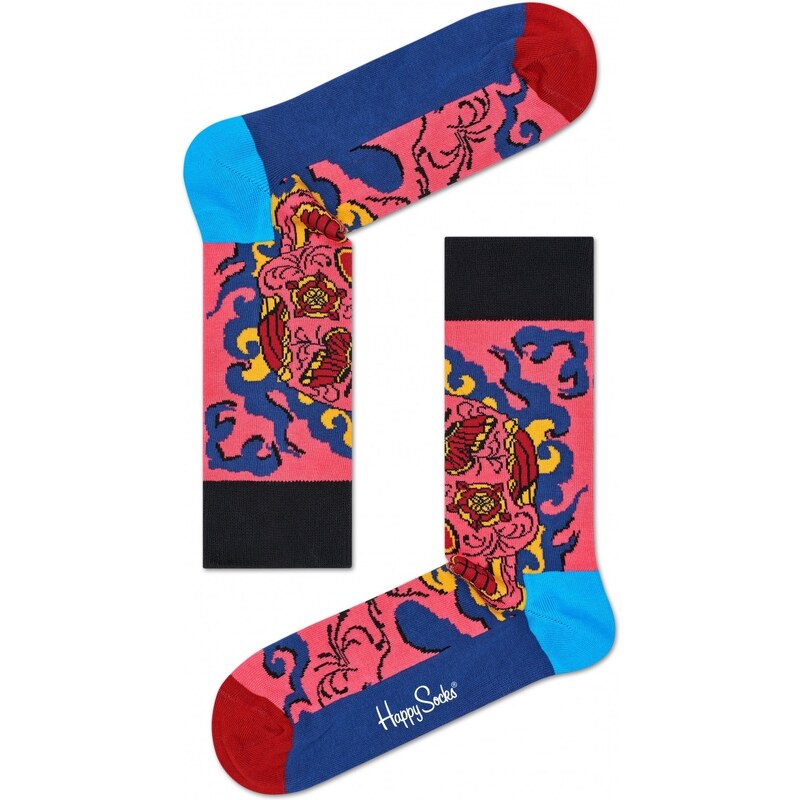 Happy Socks ponožky Butterfly Skull x Megan Massacre MEG01-3000 DÁMSKÉ