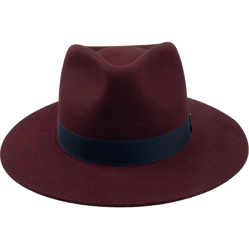 Tonak Fedora Woodron Lux hnědá (Q6051) 58 12508/17AB