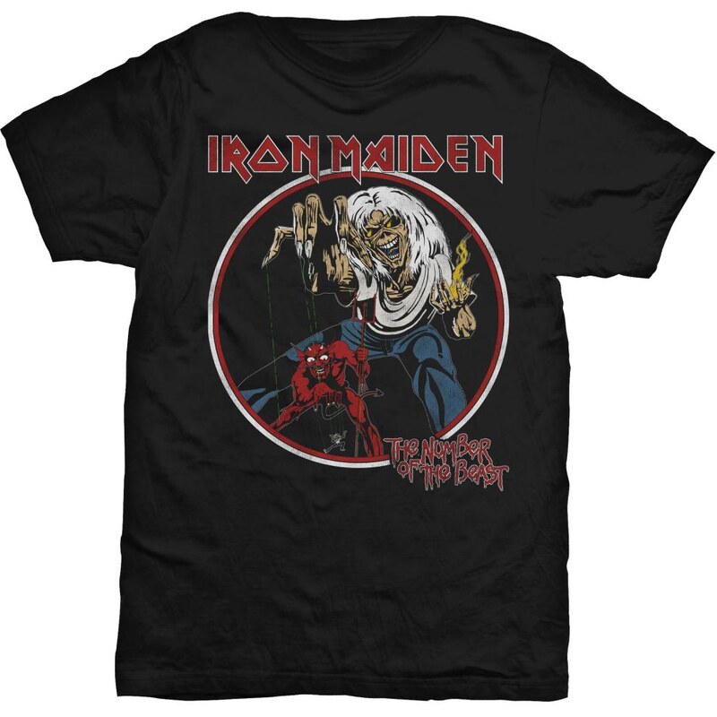 RockOFF Tričko pánské Iron Maiden Number Of The Beast Vintage