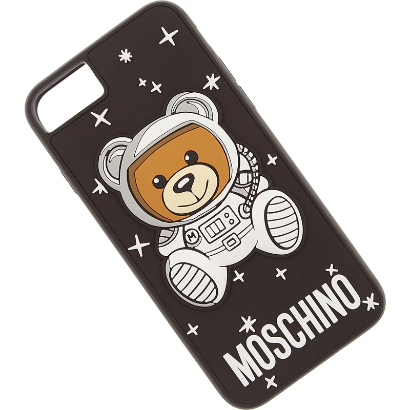 Moschino Obaly na iPhone Ve výprodeji, Compatible With Iphone 6/6s/7/8,  Černá, Guma, 2019 - GLAMI.cz