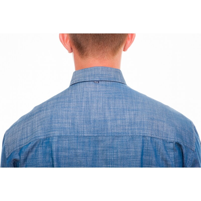 GEAR Mens Shirt Regular fit PAGE - blue