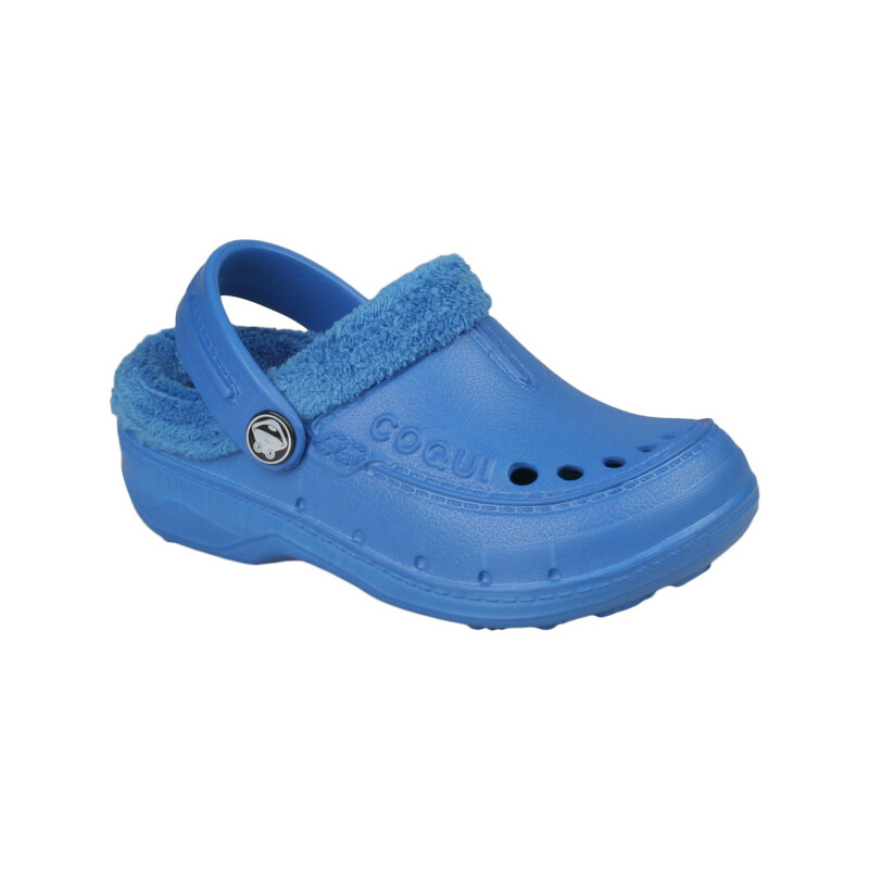Coqui Dětské zateplené pantofle 9711 Blue