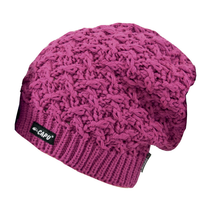 CAPU Zimní čepice 18823-B Pink