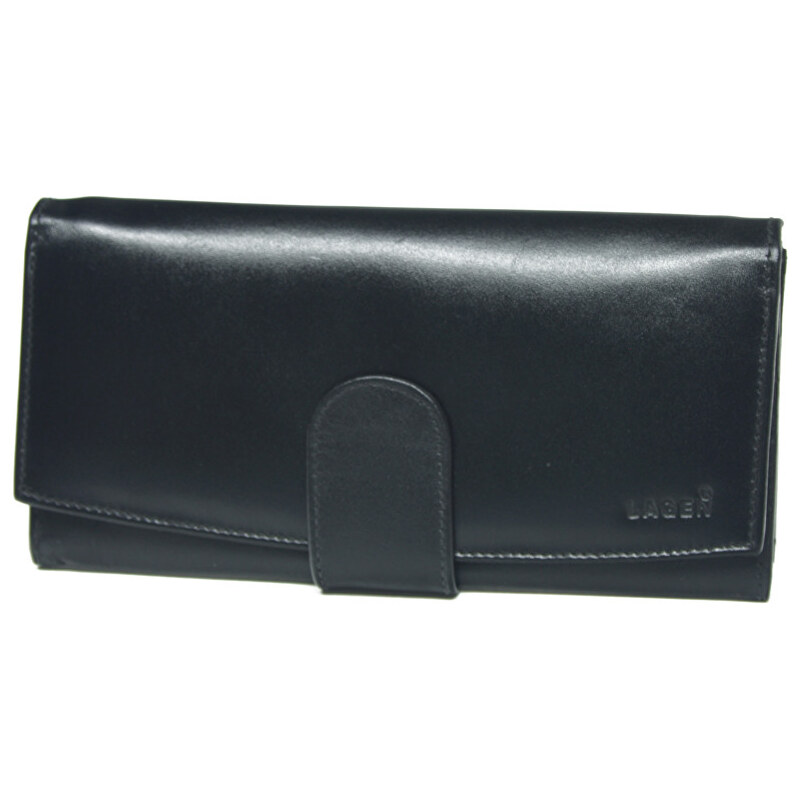 Lagen Dámská černá kožená peněženka Black 5152