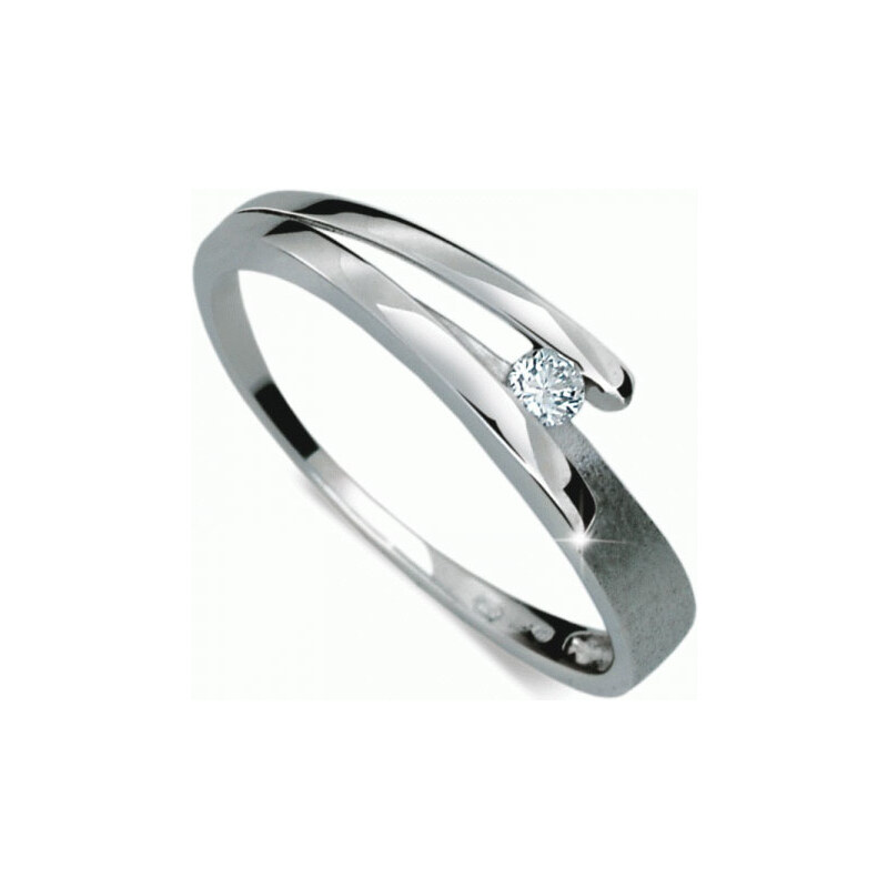 Danfil Něžný prsten s diamantem DF1716b