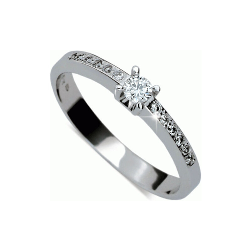 Danfil Krásný zásnubní prsten s diamanty DF1917b
