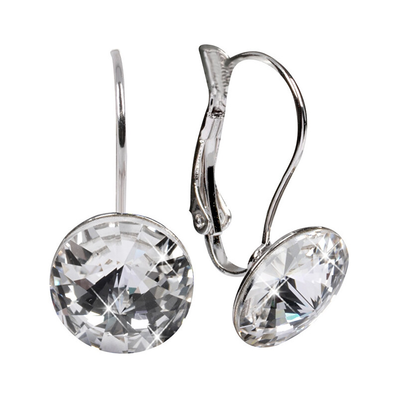 Troli Náušnice Rivoli 12 mm Crystal