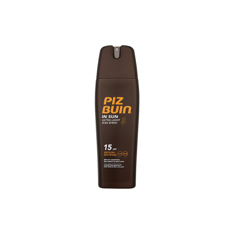 Piz Buin Sprej na opalování SPF 15 (In Sun Ultra Light Sun Spray) 200 ml