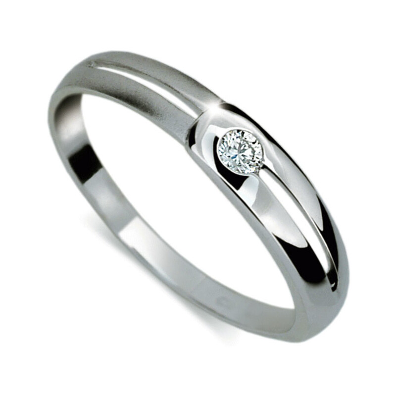 Danfil Zásnubní prsten s diamantem DF1049b