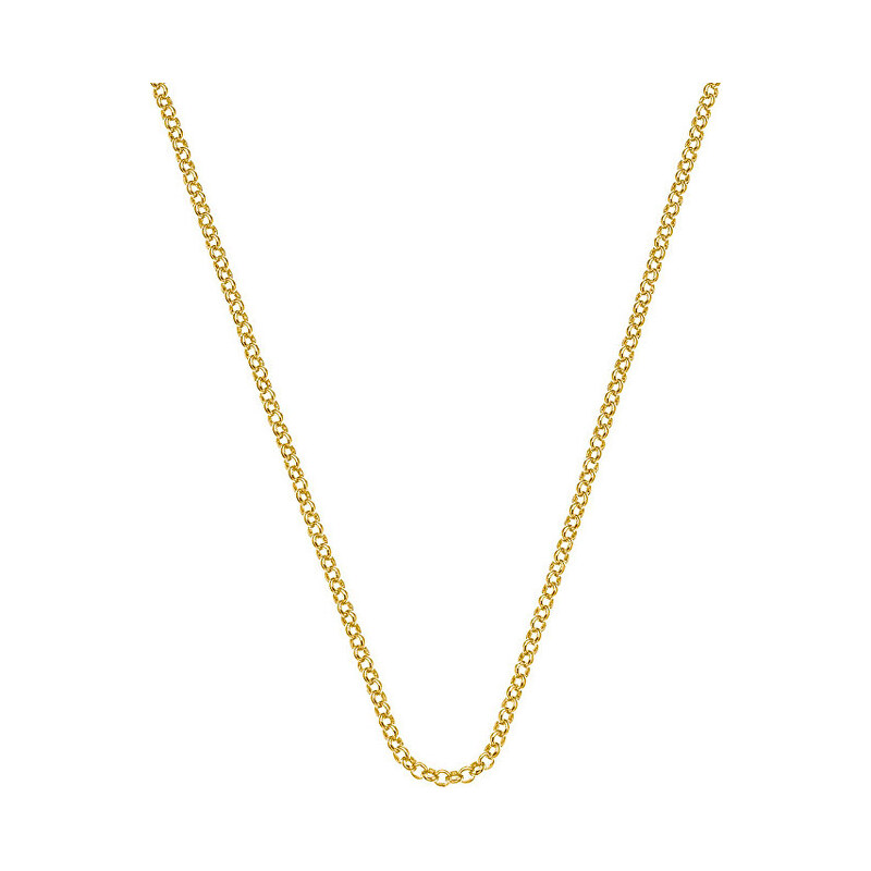 Hot Diamonds Stříbrný řetízek Emozioni Yellow Gold Belcher Chain 30 CH011