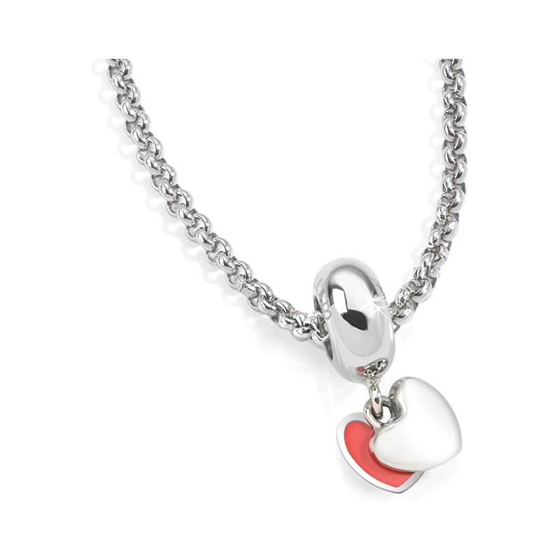 Morellato Ocelový náhrdelník Drops Two Hearts SCZ541