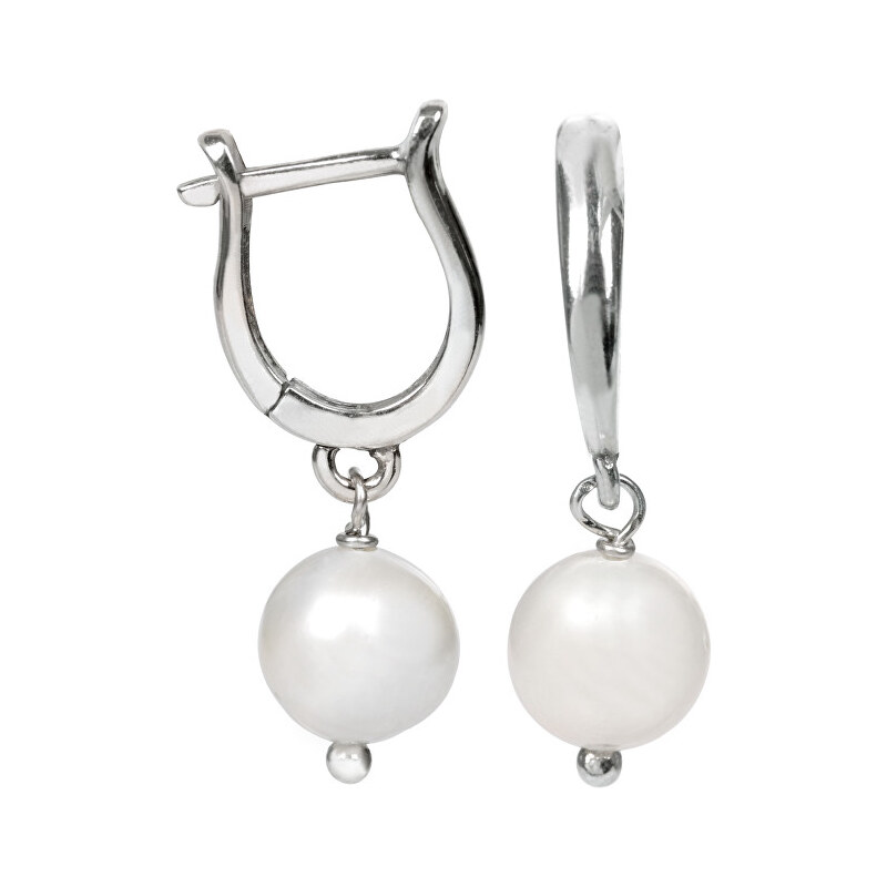 JwL Luxury Pearls Elegantní náušnice s perlou JL0114