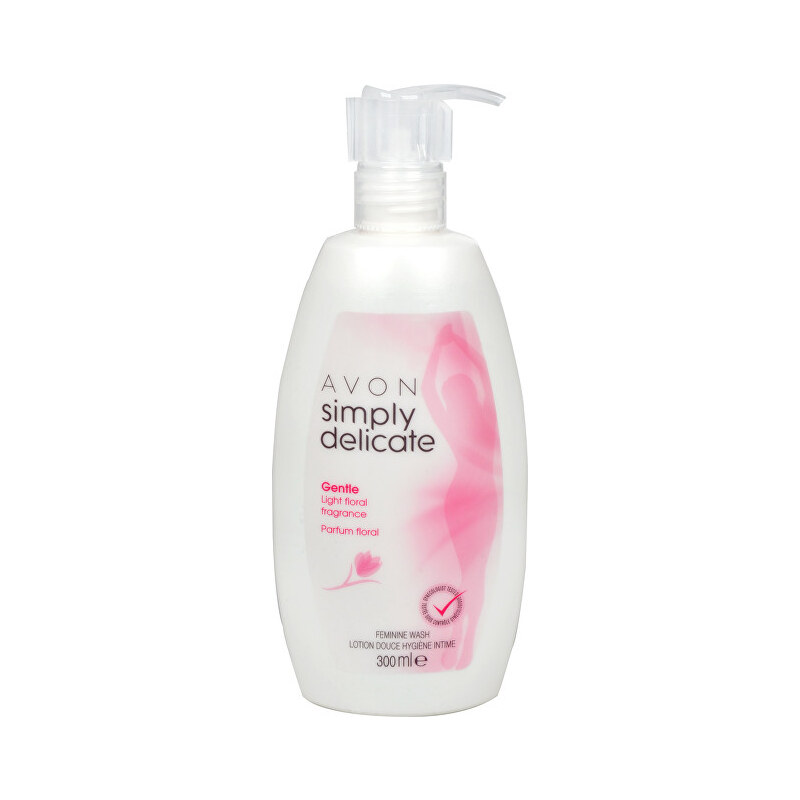 Avon Dámský sprchový gel pro intimní hygienu s vůní květin Simply Delicate (Gentle Original Floral Scent) 300 ml